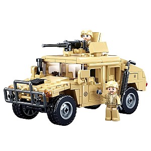Конструктор Sluban Армия Боевой внедорожник Hummer H2 265 деталей M38-B0837