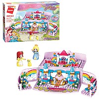 Конструктор Qman Princess Leah 32013 Секретный сад принцессы, 301 деталь (игровая шкатулка)