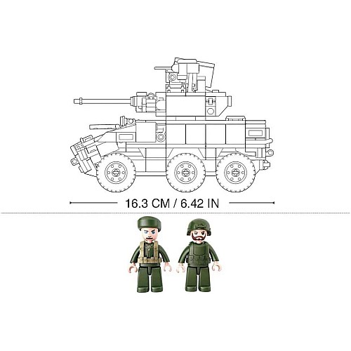 Конструктор Sluban Армия - БМП 382 детали M38-B0753