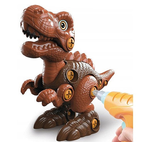 Конструктор на гвинтах «Тиранозавр» 3169-33 з електричним шуруповертом, 31 деталь
