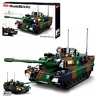 Конструктор Sluban ModelBricks M38-B0839 Танк Leopard 2A4/2A5 2 в 1, 766 деталей