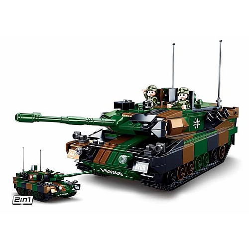 Конструктор Sluban ModelBricks M38-B0839 Танк Leopard 2A4/2A5 2 в 1, 766 деталей