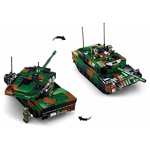 Конструктор Sluban ModelBricks M38-B0839 Танк Leopard 2A4/2A5 2 в 1, 766 деталей