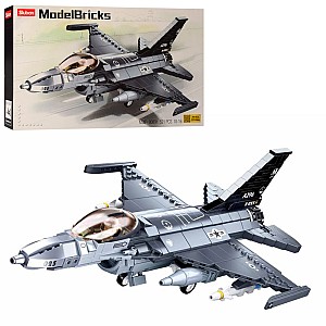 Конструктор Sluban Model Bricks M38-B0891 Истребитель F-16CS Falcon, 521 дет.