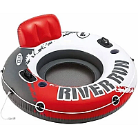 Надувной круг-кресло 135см River Run с ручками, до 100кг, INTEX 56825