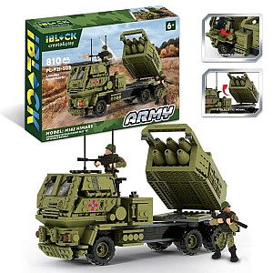 Конструктор IBLOCK Армия PL-921-503 РСЗО M142 HIMARS, 810 деталей