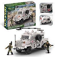 Конструктор IBLOCK Армия PL-921-512 Бронетранспортер КРАЗ -MPV Shrek One, 563 детали