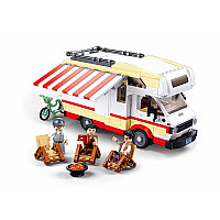 Конструктор Sluban ModelBricks M38-B1193 Дом на колесах TS-3 RV 1:35, 506 деталей