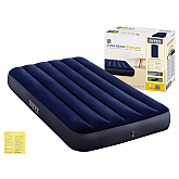 Надувний матрац одномісний Intex 64757 Classic Downy (191 х 99 х 25 см)