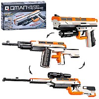 Конструктор Qman Пистолет, автомат, винтовка (3 в 1) 273 деталей 42109