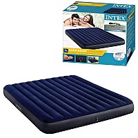 Матрац надувний двоспальний 183х203х25см Classic Downy Airbed Intex, 64755