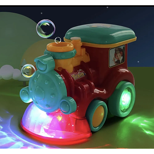 Музична іграшка для малюків Паровоз пускає мильні бульбашки, зі світловими ефектами ZR164