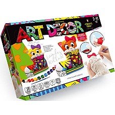 Набор из гипса креативная творчество "Art Decor" ARTD-01-03U котенок