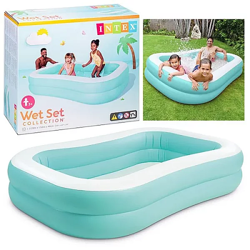 Надувной детский бассейн Intex 57181NP 229×152×48 см, 600 л, прямоугольный
