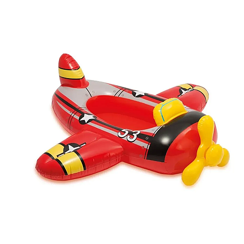 Коло для плавання дитячий пліт-човник "Літак", INTEX 59380