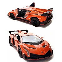 Машинка металева Kinsmart 1:36 Lamborghini Veneno KT5367W (Помаранчевий)