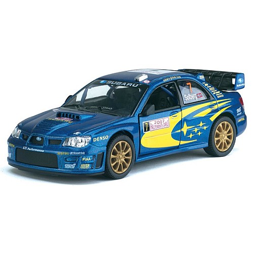 Машина метал "KINSMART" KT5328W (96шт/4) "Subaru Impreza WRC 2007", в коробці 16*8*7, 5см