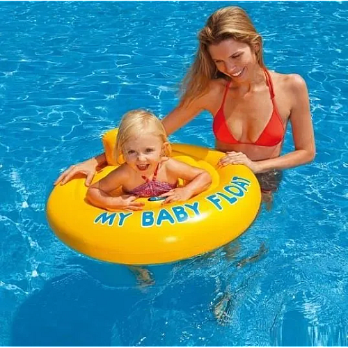 Надувне коло для плавання дитяче з сидінням Intex 56585EU