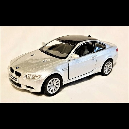 Масштабна модель Kinsmart BMW M3 Coupe 1:36 KT5348W (срібляста)