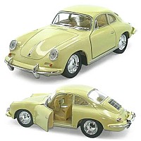 Машинка метал KT 5398 W Porsche 356 B Carrera 2 Колір бежевий