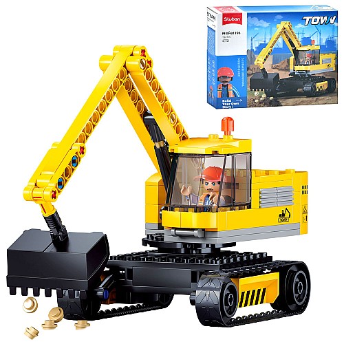 Конструктор Sluban Экскаватор 152 детали M38-B1196