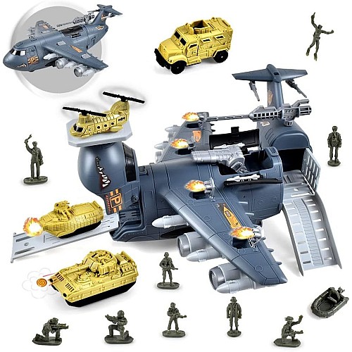 Іграшковий набір Військовий Літак та Бойові Машинки P936-A