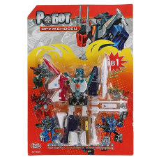 Іграшка Трансформер Робот-Зброєносець 5в1 8063