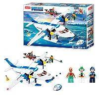 Конструктор Sluban Полиция: Воздушное преследование 380 деталей M38-B0826