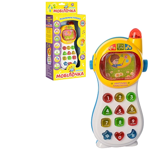 Розвиваюча музична іграшка "Кмітлива Мобілочка" українською мовою (0103БЖС)