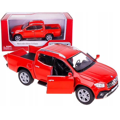 Колекційна модель авто Mercedes-Benz X-Class 1:42 Kinsmart, червона