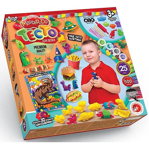 Тісто для ліплення "Master Do" коробка Люкс 25 кольорів 20г Хлопчик TMD-05-01