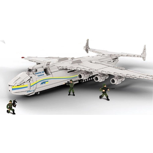 Конструктор IBLOCK Літак АН-225 "Мрія", 2509 деталей, 3 фігурки PL-921-482