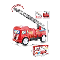 Пожежна машина 833-40 світло, звук, кор. 17, 1*7*10см