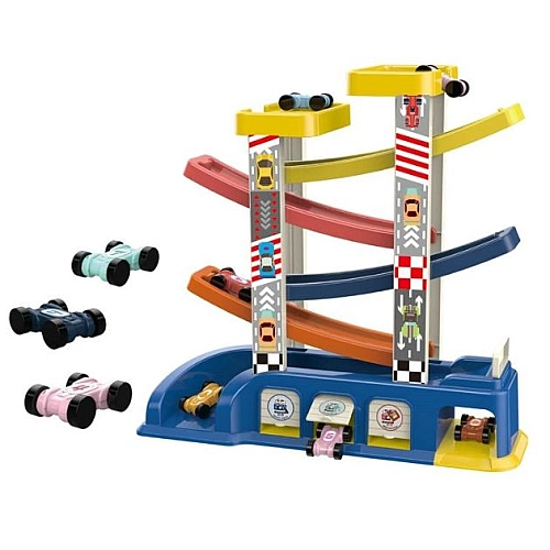 Ігровий набір Парковка 6606: 6-рівневий трек з машинками та гаражем