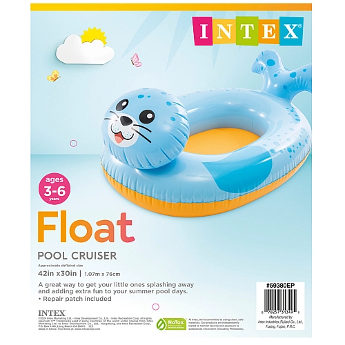 Лодка детская надувная INTEX 59380NP Тюлень Pool Cruisers, от 3-6 лет