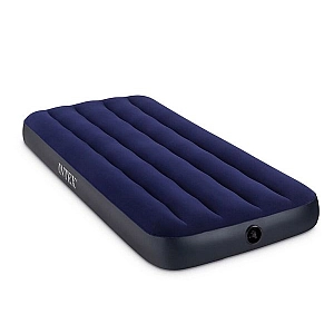 Надувний матрац INTEX 64756 одномісний Classic Downy Airbed, велюровий 76х191х25см
