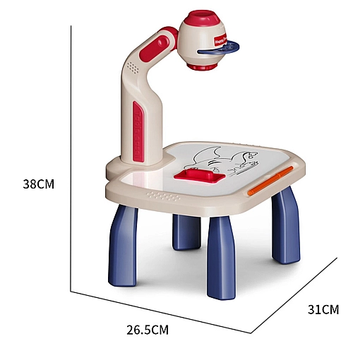 Дитячий світлодіодний столик проектор для малювання ZB-8010