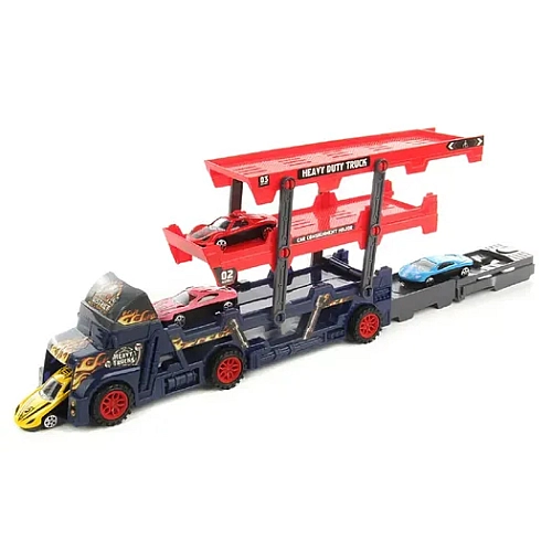 Іграшковий Автовоз-Трансформер K140A11 з Гоночним Запуском – Захоплюючі Ігри!