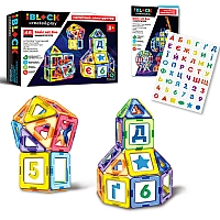 Конструктор магнітний IBLOCK PL-920-03 (46 деталей)