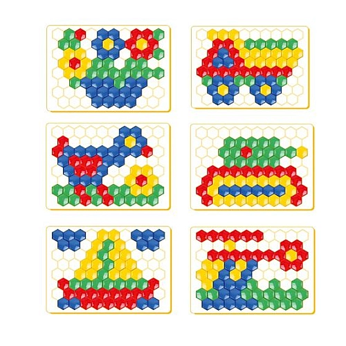 Мозаїка для малюків: 120 кольорових елементів (2216)