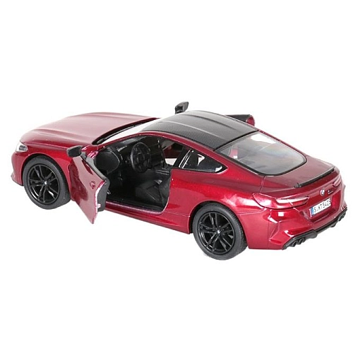 Машинка металева Kinsmart 1:38 BMW M8 Competition Coupe KT5425W інерційна, двері відчиняються / червоний