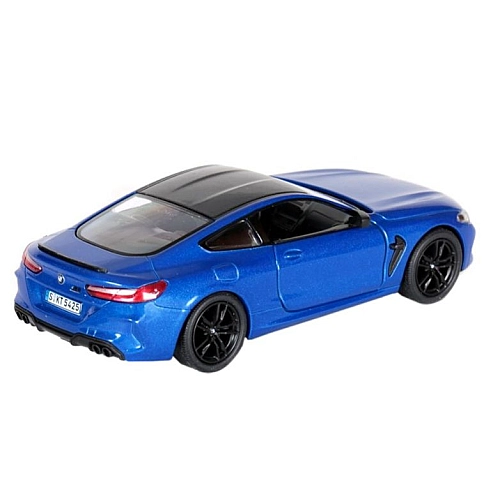 Машинка металева Kinsmart 1:38 BMW M8 Competition Coupe KT5425W інерційна, двері відчиняються / синій