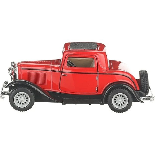 Машинка металева Kinsmart 1:34 1932 Ford 3-Window Coupe KT5332W / Червоний