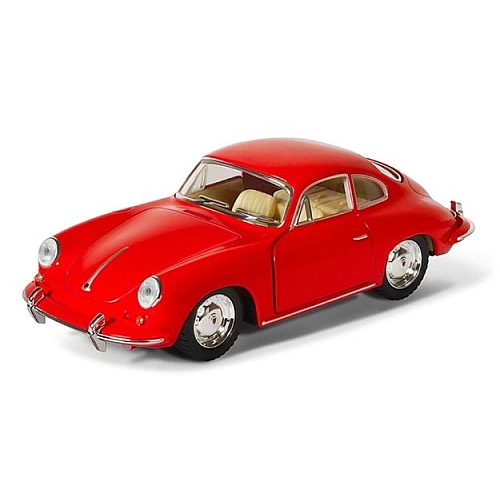 Машинка металева Porsche 356 B Carrera 2 Kinsmart 1:32 інерційна KT5398W колір червоний