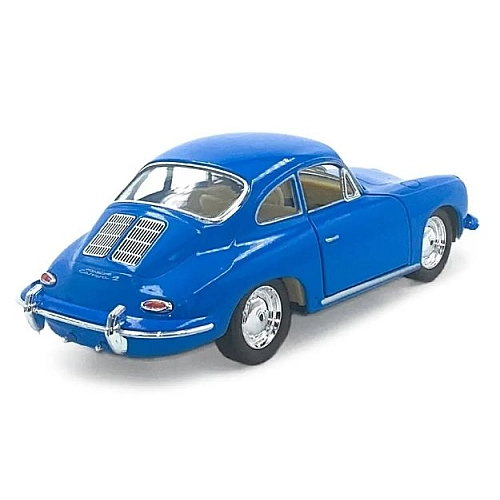 Машинка металева Porsche 356 B Carrera 2 Kinsmart 1:32 інерційна KT5398W колір синій