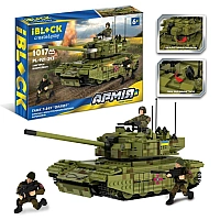Конструктор IBLOCK Армия Танк Т-84У "ОПЛОТ" ВСУ 1017 деталей PL-921-393