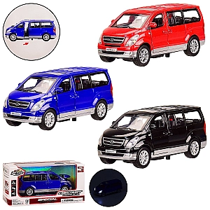 Модель Hyundai Grand Starex 1:34 (звук+світло, 875) Колір Чорний