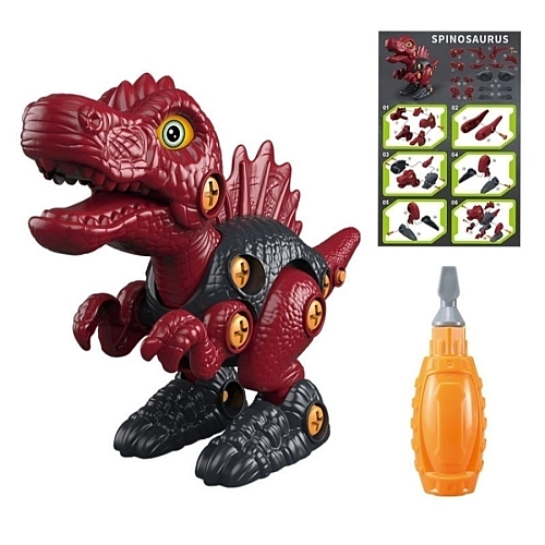 Конструктор гвинтовий з дрилем та викруткою "Збери свого динозавра" 3169-35