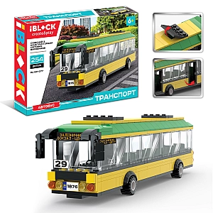 Конструктор IBLOCK Автобус 254 деталі PL-921-377