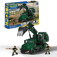 Конструктор IBLOCK "Армія, КрАЗ Екскаватор" 378 деталей PL-921-464